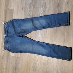 Old Navy girls Jeans skinny, elastic waist, no button or zipper, pull on.